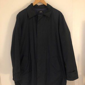 APC Men's Navy Blue Coat